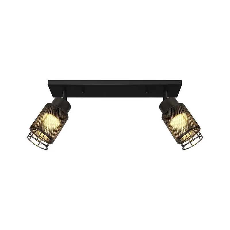 Oprawa Sufitowa Listwa V-TAC 2x6W LED Listwa Spot 585x210mm Czarny Matowy VT-89012 3000K 1140LM
