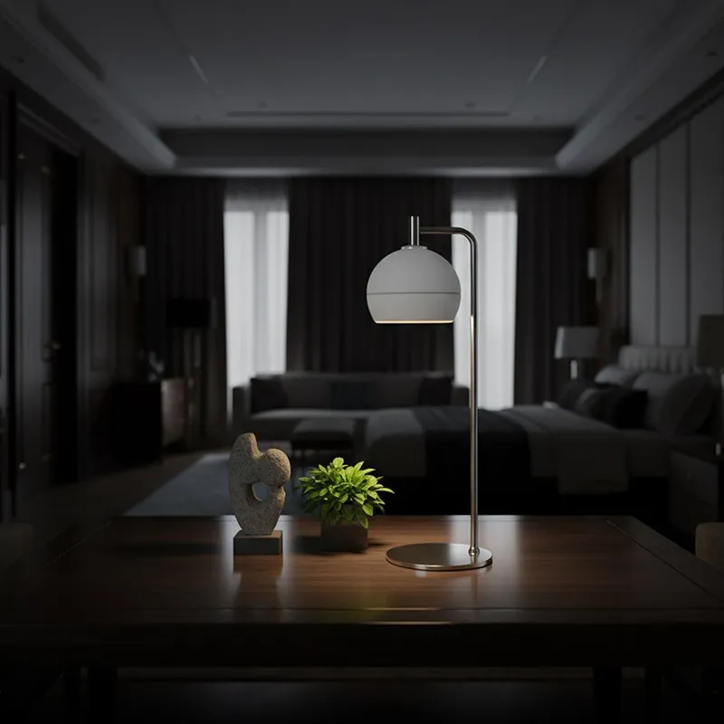 Lampka Biurkowa Nocna V-TAC 10W LED 44cm VT-89022 3000K 1200LM - Biała