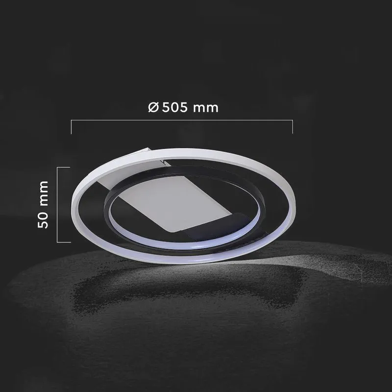 Oprawa Sufitowa V-TAC 36W LED CCT 505x50mm Pilot VT-7736 3000K-4500K-6500K 4000LM