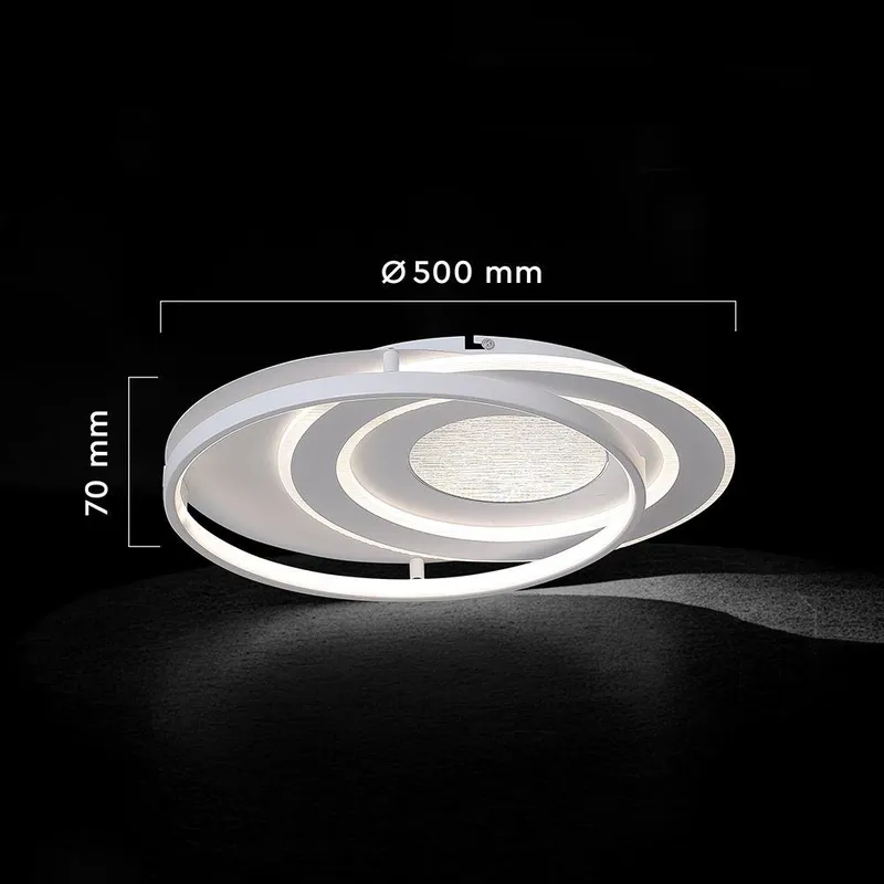 Oprawa Sufitowa V-TAC 60W LED CCT 500x420x70mm Pilot VT-7747 3000K-4500K-6500K 4800LM