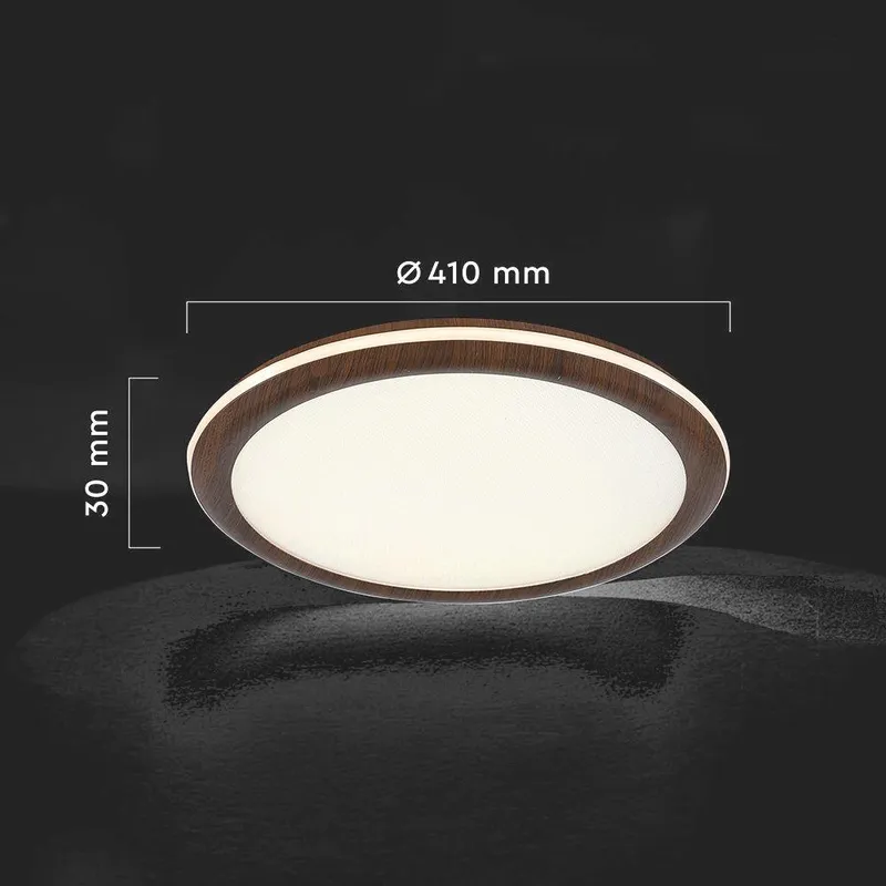 Oprawa Sufitowa V-TAC 36W LED CCT 410x30mm Pilot VT-7738 3000K-4500K-6500K 2880LM