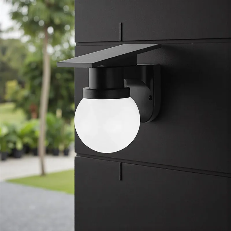 Oprawa Kinkiet Ścienny Solarny V-TAC 0.9W LED Zmiana Barwy CCT IP54 Pilot VT-11149CCT 3000K, 4000K, 6000K 120LM 3 Lata Gwarancji