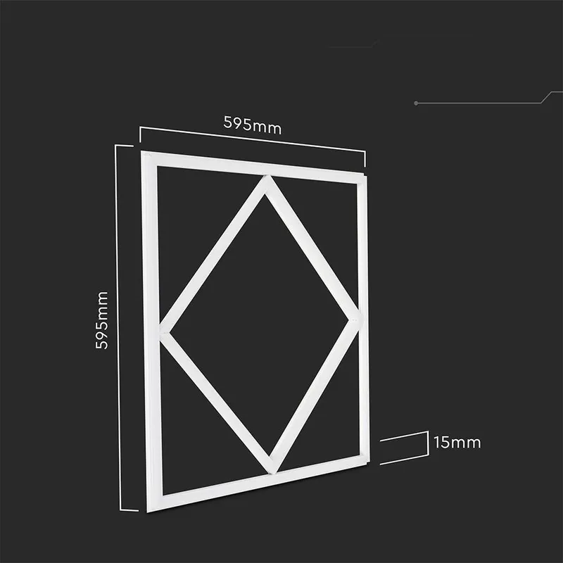 Panel LED V-TAC 60x60 64W LED DIAMOND Zasilacz LIFUD VT-6164 6500K 6720LM 5 Lat Gwarancji