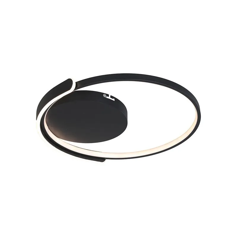 Oprawa Sufitowa V-TAC 50W LED 495x480mm Ściemnialna Pilot CCT VT-84025RD 3000K-4000K-6500K 4000LM - Czarna