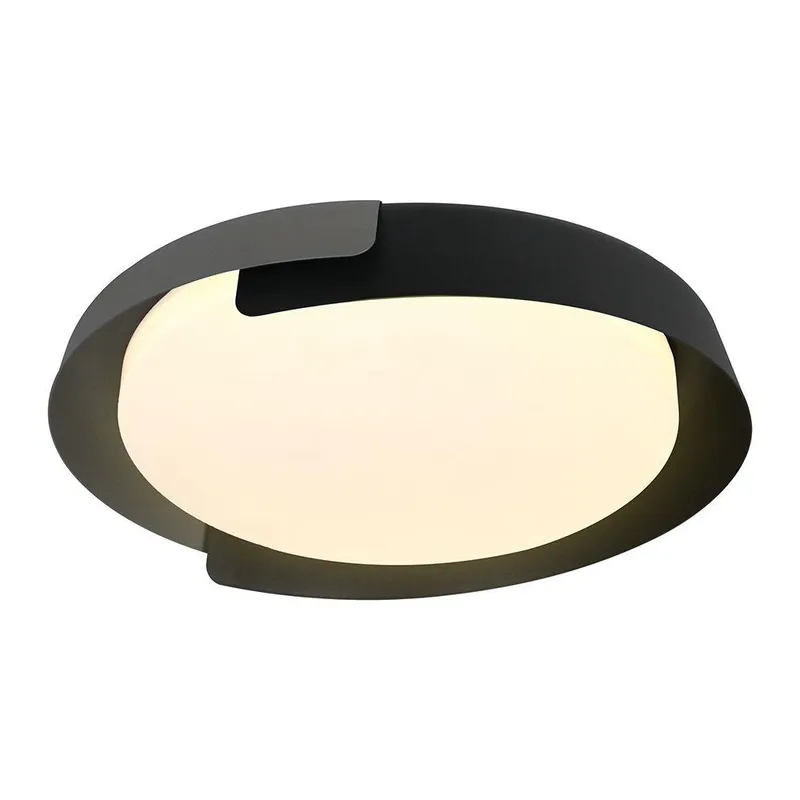 Oprawa Sufitowa Plafoniera V-TAC 48W LED 50cm 3w1 Ściemnialna Czarny/Szary BT Pilot CCT VT-84020 3000K-4000K-6000K 5760LM