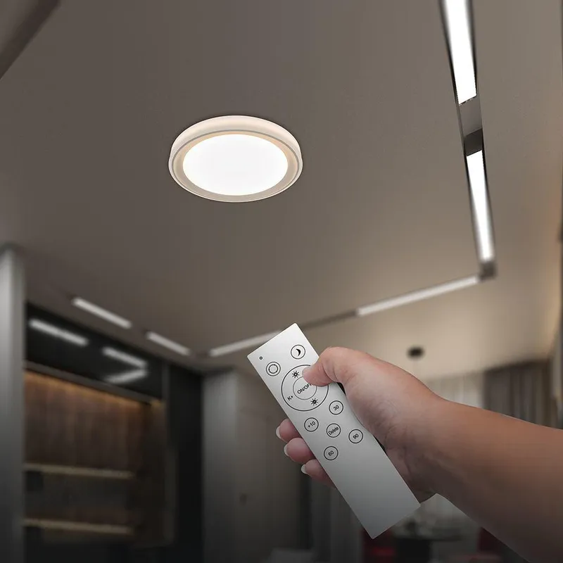 Oprawa Sufitowa Plafoniera V-TAC 30/60W LED 50cm 3w1 Ściemnialna Pilot CCT VT-85030 3000K-6500K 6000LM - Złota