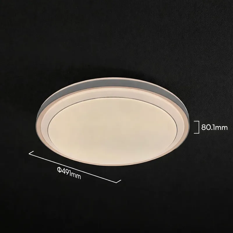 Oprawa Sufitowa Plafoniera V-TAC 30/60W/30W LED 49cm 3w1 Ściemnialna Pilot CCT VT-85031 3000K-6500K 6000LM - Brązowa