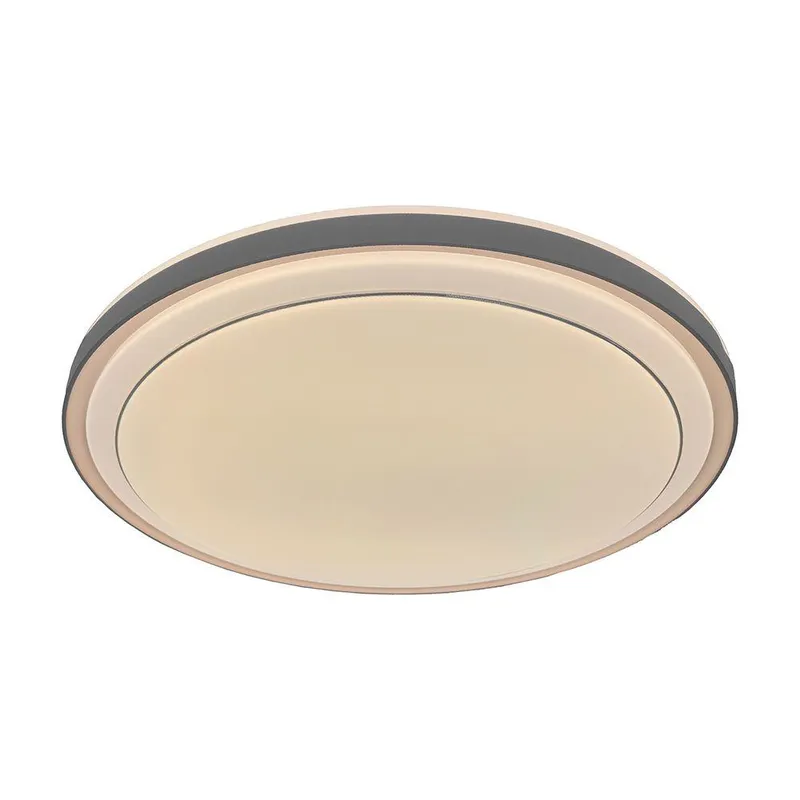 Oprawa Sufitowa Plafoniera V-TAC 30/60W/30W LED 49cm 3w1 Ściemnialna Pilot CCT VT-85031 3000K-6500K 6000LM - Brązowa