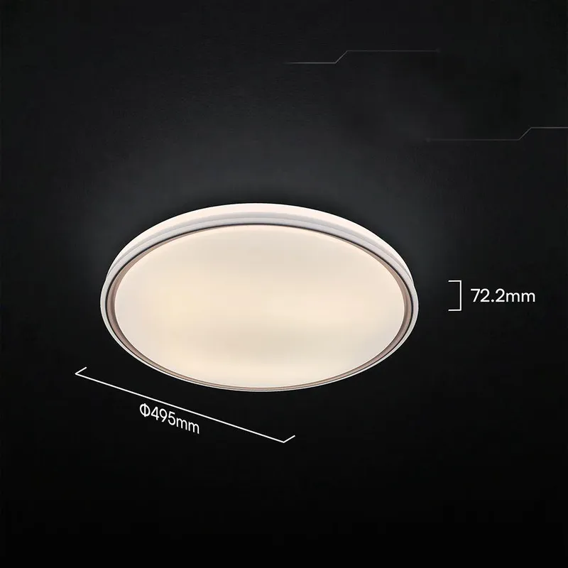 Oprawa Sufitowa Plafoniera V-TAC 30W/60W/30W LED 49cm 3w1 Ściemnialna Pilot CCT VT-85033 3000K-4000K-6500K 6000LM - Brązowa