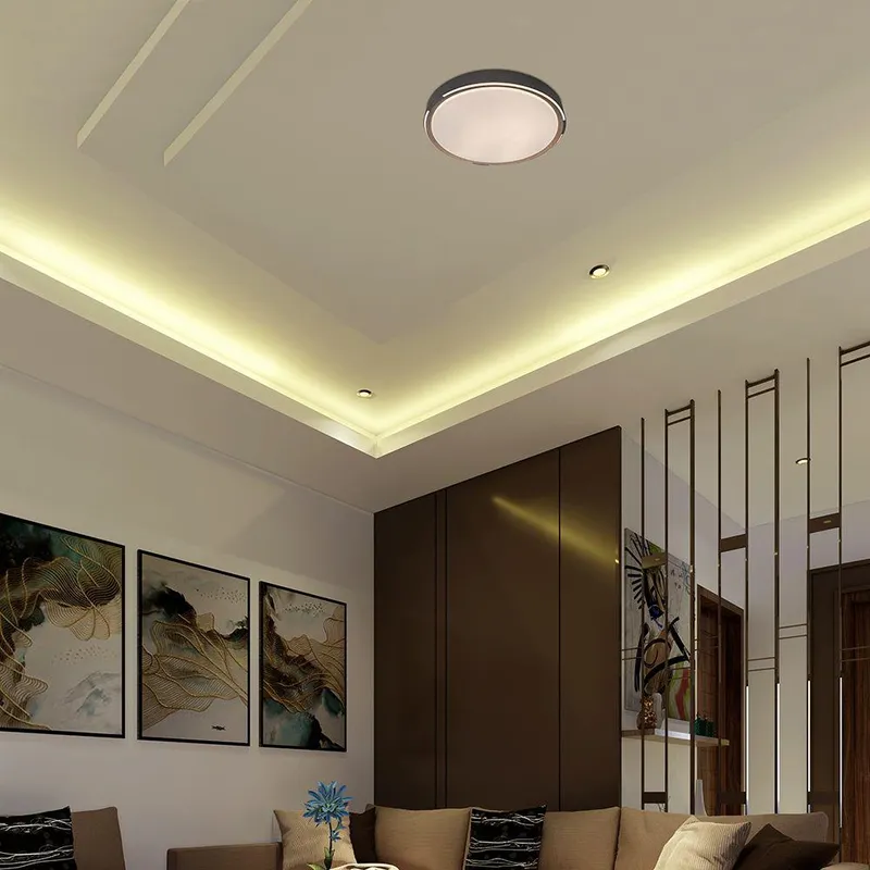 Oprawa Sufitowa Plafoniera V-TAC 30W/60W/30W LED 45cm 3w1 Ściemnialna Drewno Pilot CCT VT-85034 3000K-4000K-6500K 6000LM