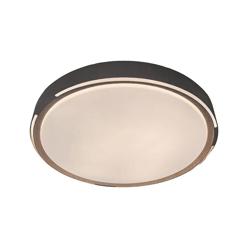 Oprawa Sufitowa Plafoniera V-TAC 30W/60W/30W LED 45cm 3w1 Ściemnialna Drewno Pilot CCT VT-85034 3000K-4000K-6500K 6000LM