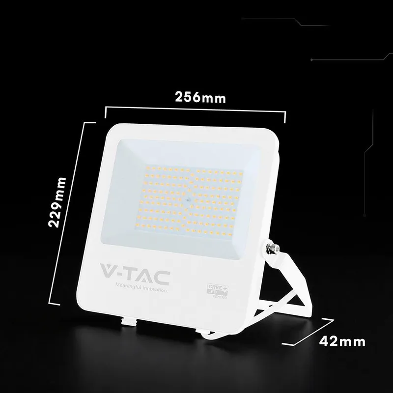 Naświetlacz LED V-TAC CREE CHIP 100W 135LM/W IP65 VT-44101 6500K 13500LM 6 Lat Gwarancji - Biały
