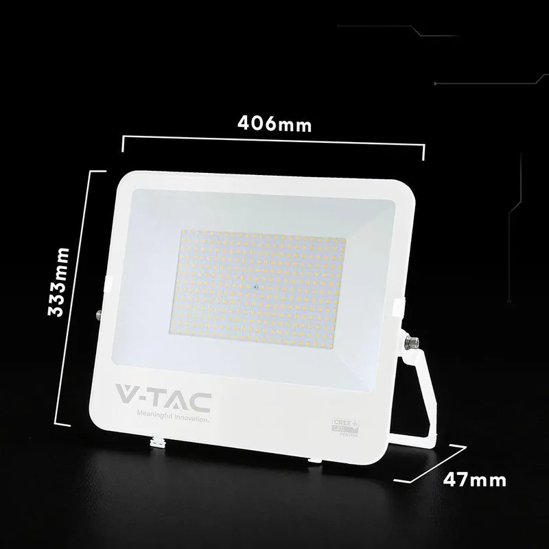 Naświetlacz LED V-TAC CREE CHIP 200W 135LM/W IP65 VT-44201 4000K 22960LM 6 Lat Gwarancji - Biały
