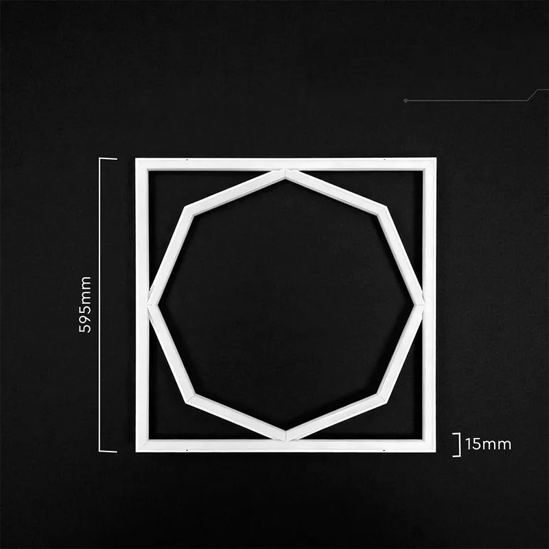 Panel LED V-TAC 60x60 72W LED OCTAGON Zasilacz LIFUD VT-6172 6500K 7200LM 5 Lat Gwarancji