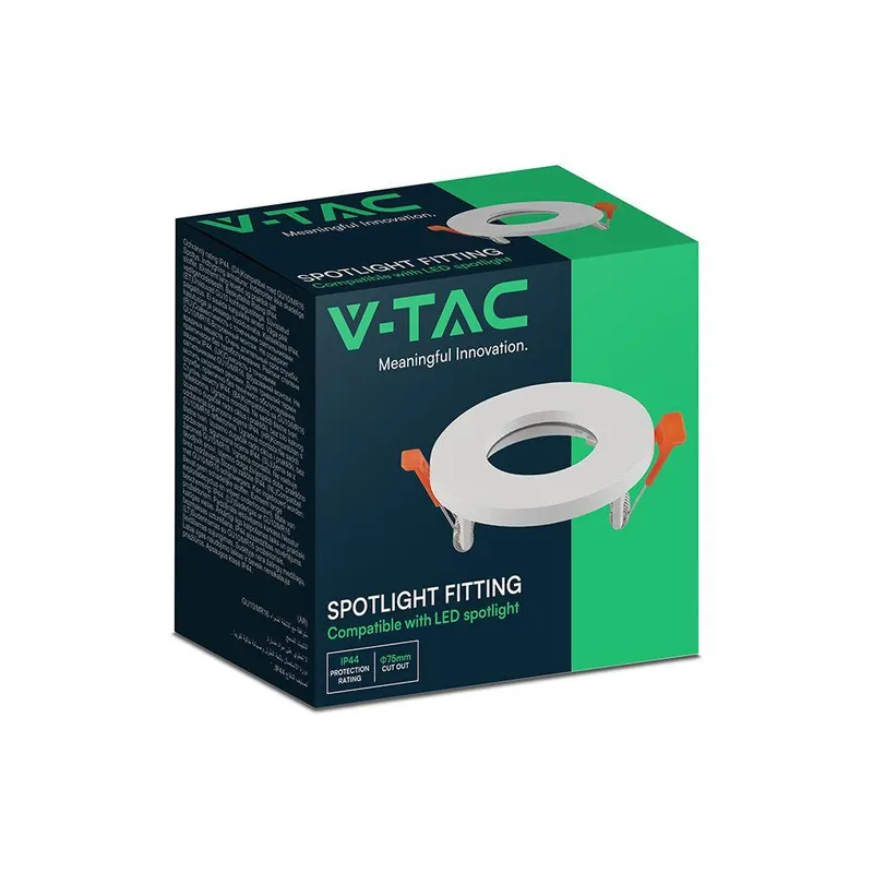 Oczko V-TAC Aluminiowe GU10 Okrągłe VT-4201 3 Lata Gwarancji - Białe