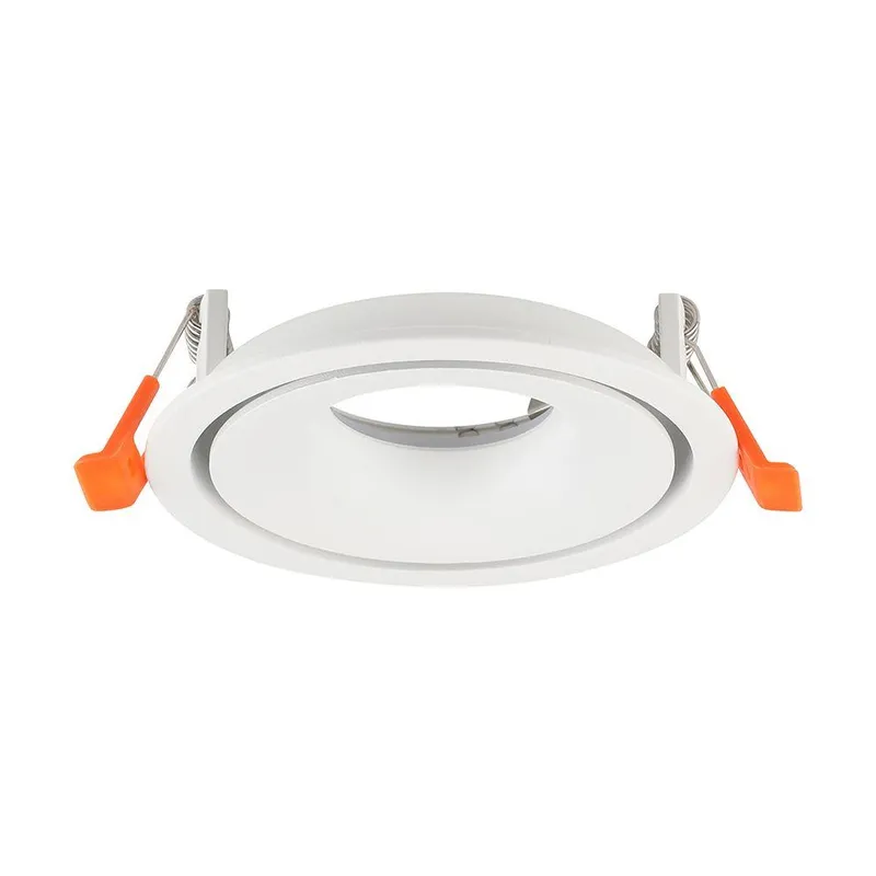 Oczko V-TAC Aluminiowe GU10 Okrągłe Ruchome VT-4202 3 Lata Gwarancji - Białe