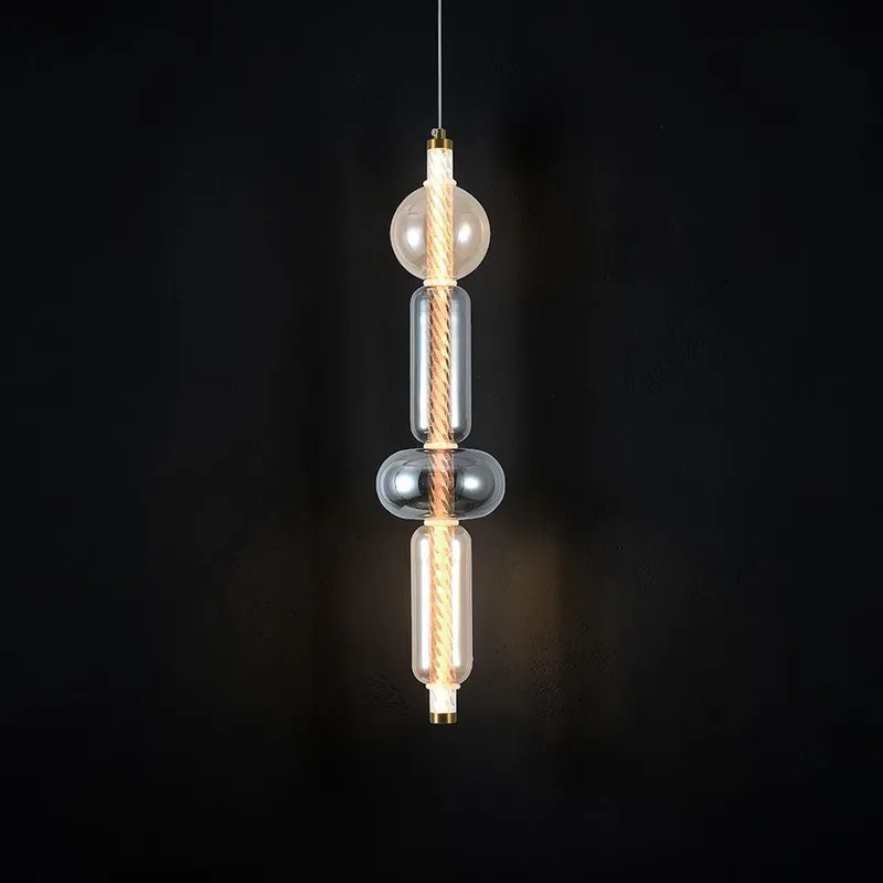 Oprawa Zwieszana V-TAC LED 9W Bursztyn Dymiony VT-84041 3000K 1300LM - Złoto