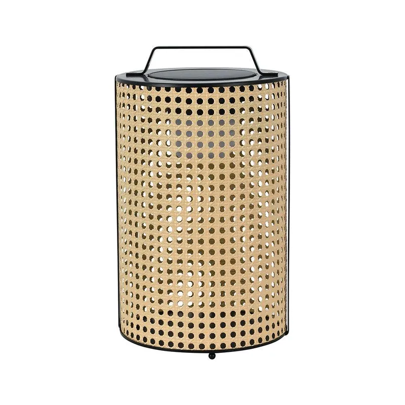 Przenośna Lampa Solarna V-TAC 1,2W LED IP65 12x35cm Drewno VT-84043 2800K 150LM