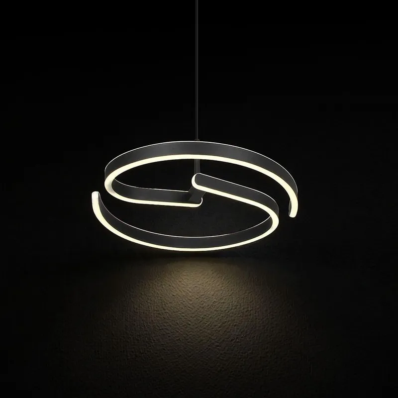 Oprawa Zwieszana V-TAC 25W LED Kierownica FI40CM VT-84045 4000K 3250LM - Czarna