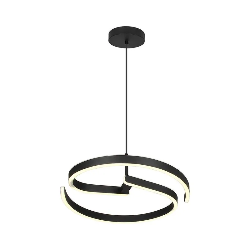 Oprawa Zwieszana V-TAC 25W LED Kierownica FI40CM VT-84045 4000K 3250LM - Czarna