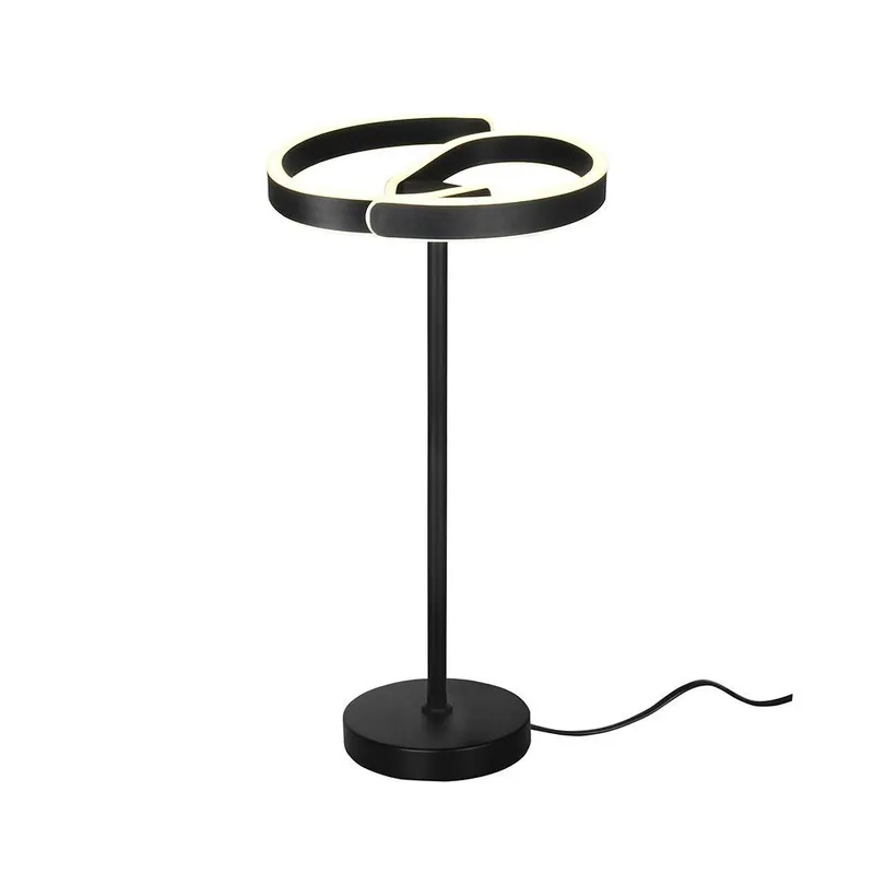 Lampka Stołowa Nocna 25W Kierownica FI30CM VT-84047 4000K 3250LM - Czarna