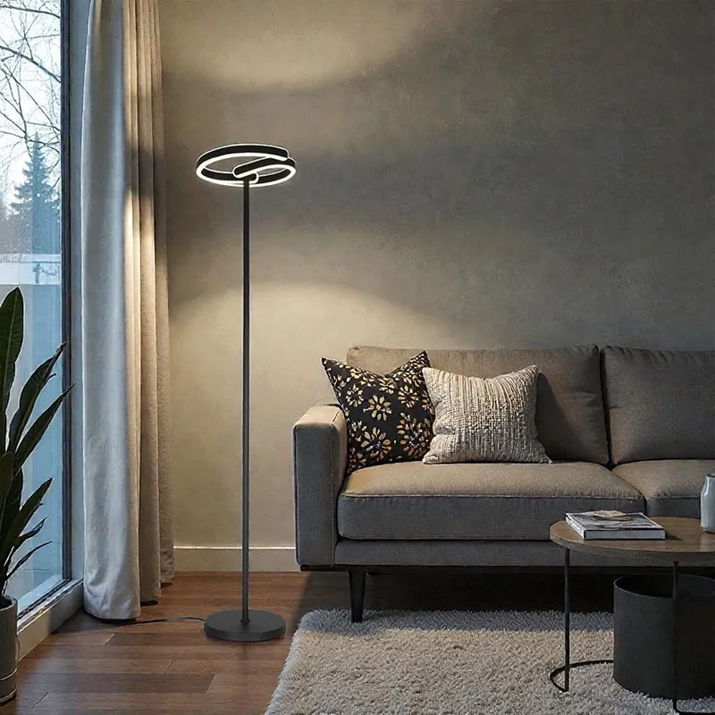 Lampa Podłogowa V-TAC 25W Kierownica FI30CM X 140cm VT-84048 4000K 3250LM - Czarna