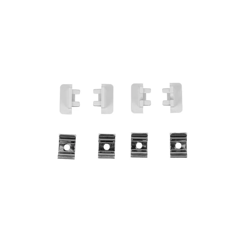 Profil Do LED Zestaw, ALU Anodowany Wpuszczany V-TAC 2mb Klosz Mleczny 12x10mm VT-81132 5 Lat Gwarancji