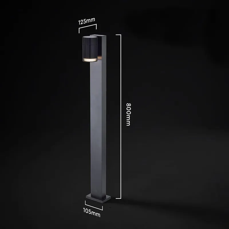 Słupek Ogrodowy V-TAC 80cm GU10 VT-10177 3 Lata Gwarancji - Czarny