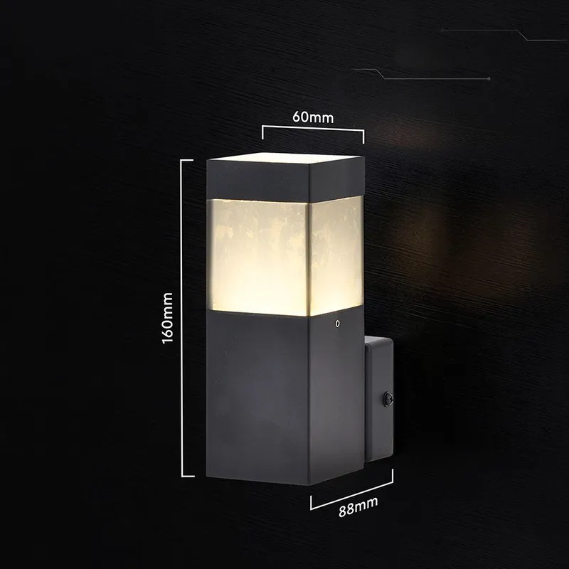 Oprawa Ścienna Elewacyjna V-TAC LED GU10 IP44 VT-10186 3 Lata Gwarancji - Czarna