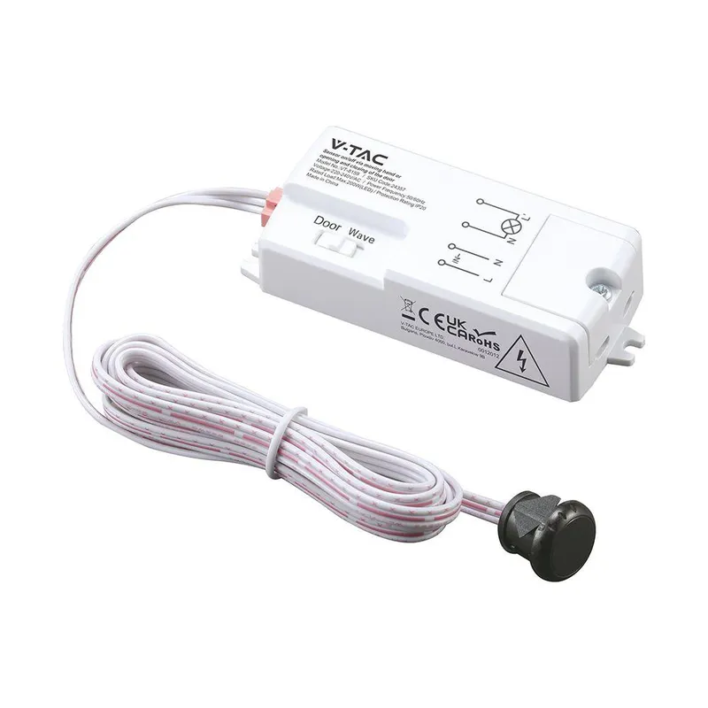 Czujnik Ruchu Na Drzwi Z Przewodem MAX.200W V-TAC VT-8159 5 Lat Gwarancji