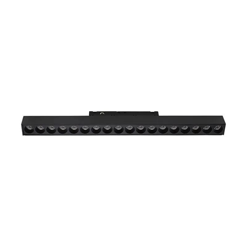 Oprawa Szynoprzewód 48V V-TAC 15W 48V 36ST LED 33cm VT-41022 6400K 1215LM 3 Lata Gwarancji - Czarna