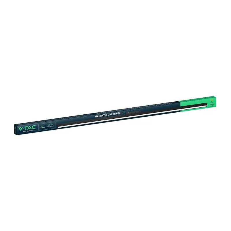 Oprawa Szynoprzewód 48V V-TAC 36W 48V 120ST LED 120cm VT-41048 3000K 4325LM 3 Lata Gwarancji - Czarna