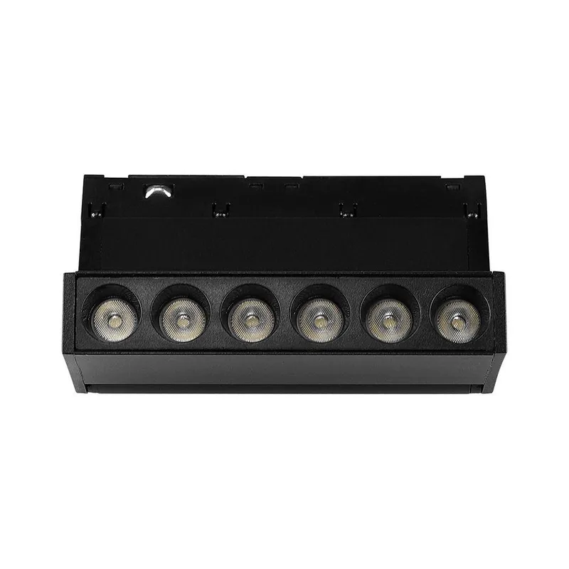 Oprawa Szynoprzewód 48V V-TAC 5W 48V 36ST LED 12cm Regulowana VT-41028 6400K 400LM 3 Lata Gwarancji - Czarna