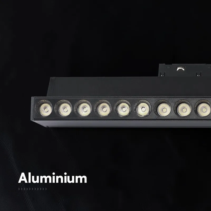 Oprawa Szynoprzewód 48V V-TAC 15W 48V 36ST LED 33cm Regulowana VT-41031 4000K 1220LM 3 Lata Gwarancji - Czarna