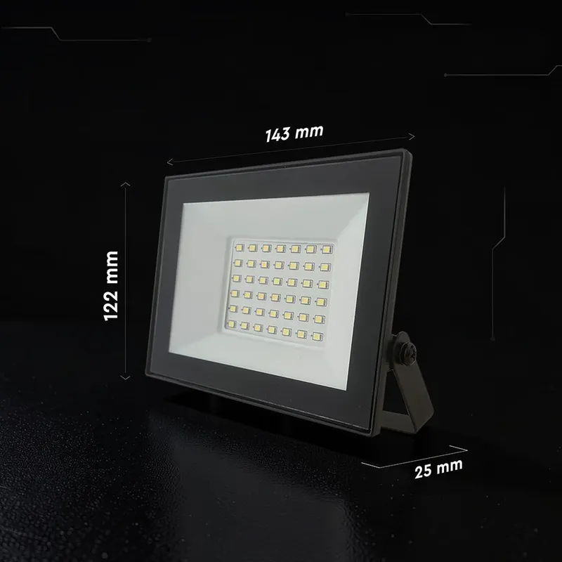 Naświetlacz LED V-TAC 30W LED SMD VT-44037 4000K 2340LM - Czarny
