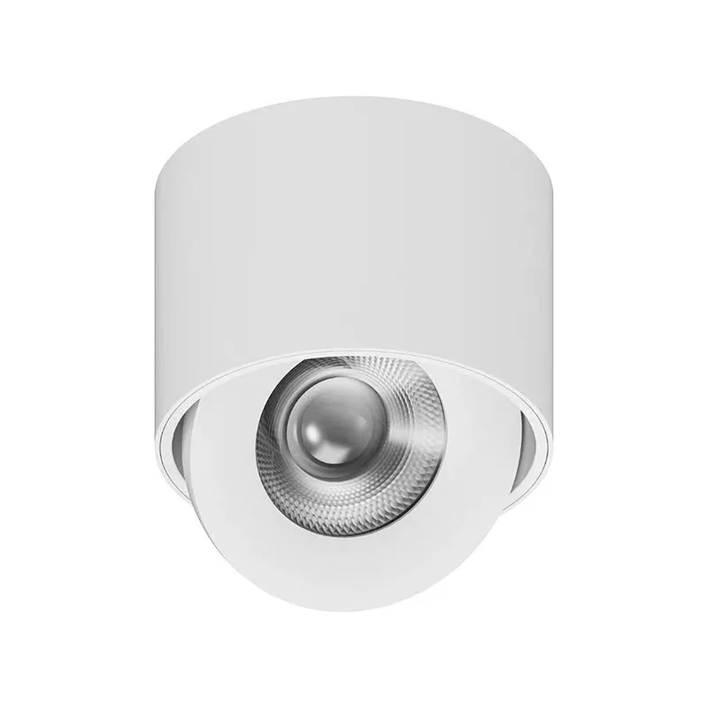Oprawa V-TAC LED CREE Uchylny Downlight Natynkowy 18W CRI90+ CCT IP44 VT-110018CCT 3000K-4000K-6500K 1350LM 6 Lat Gwarancji - Biała
