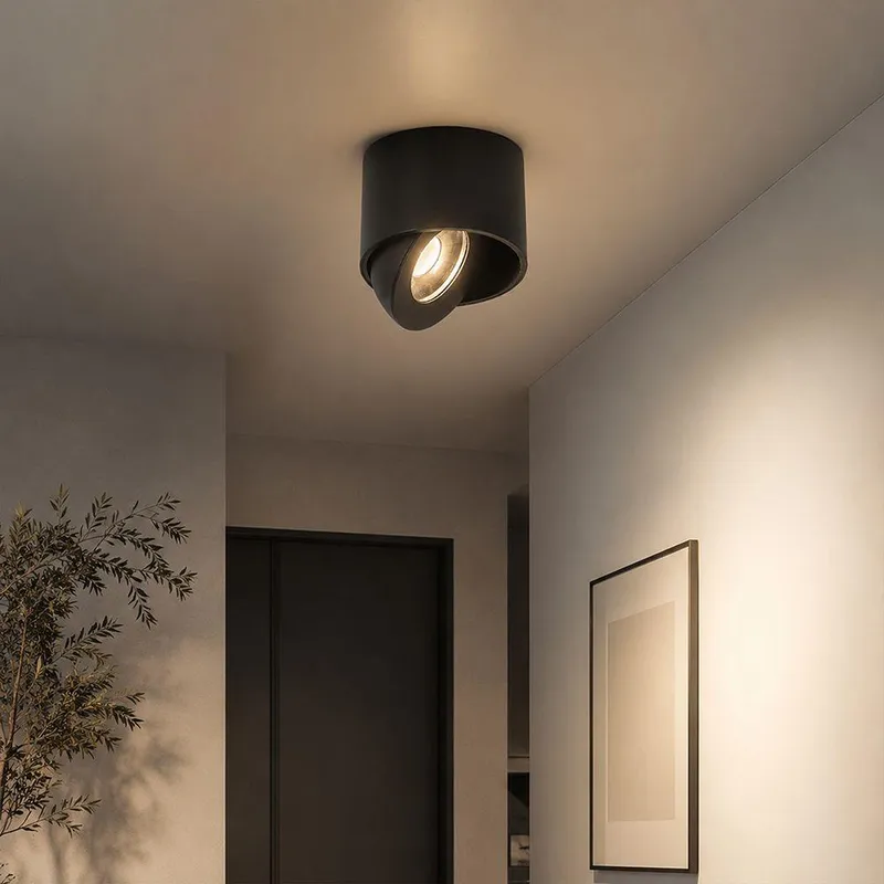 Oprawa V-TAC LED CREE Uchylny Downlight Natynkowy 18W CRI90+ CCT IP44 VT-110018CCT 3000K-4000K-6500K 1350LM 6 Lat Gwarancji - Biała