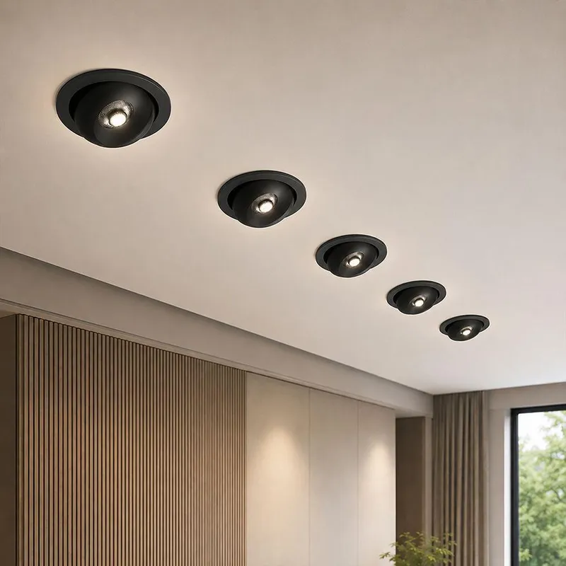 Oprawa V-TAC LED CREE Uchylny Downlight Wpuszczany 18W CRI90+ CCT IP44 VT-110017CCT 3000K-4000K-6500K 1350LM 6 Lat Gwarancji - Biała