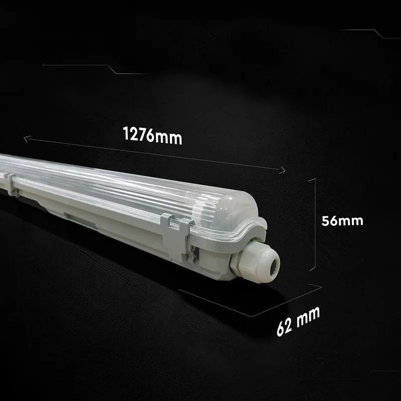 Oprawa Hermetyczna Korpus V-TAC LED Do Świetlówek 1x120cm IP65 PC+ABS VT-120001
