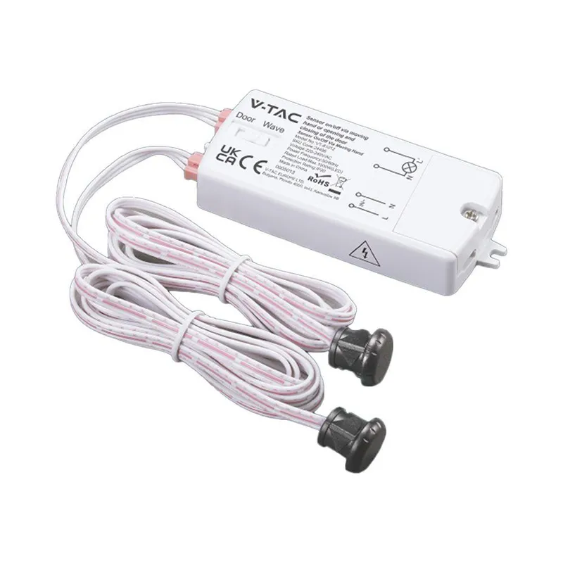 Czujnik Ruchu Na Ruch Ręki Z Przewodem MAX.1000W LED Dwa Sensory V-TAC VT-8159-2 5 Lat Gwarancji