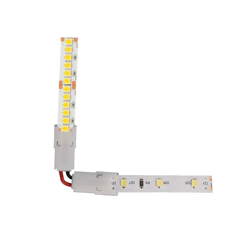 Konektor Złączka Taśm LED V-TAC L Kątowa 90ST Do Taśm I Pasków LED Gęste I Zwykłe 10mm