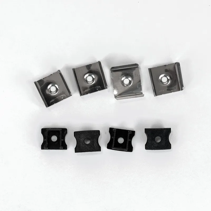Profil Do LED Zestaw, ALU Czarny V-TAC 2mb Czarny Klosz 17,2x14,4mm VT-8110
