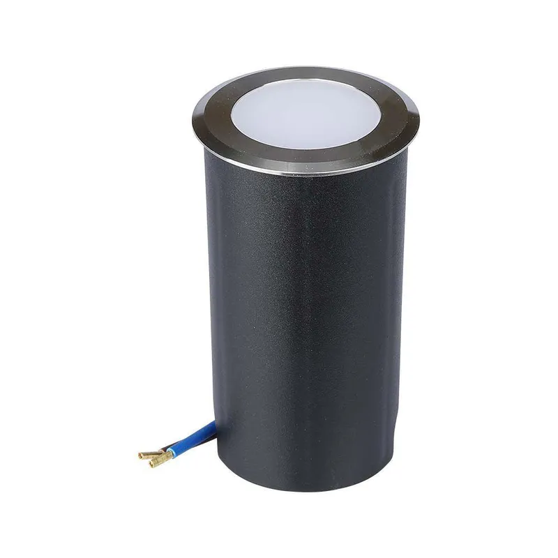 Oprawa Gruntowa Ogrodowa Najazdowa Podłogowa V-TAC 1W LED IP67 VT-1151 3000K 51LM - Srebrna