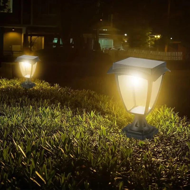 Słupek Ogrodowy Solarny V-TAC 2W LED IP44 25cm VT-983 3000K+6000K 110LM 3 Lata Gwarancji