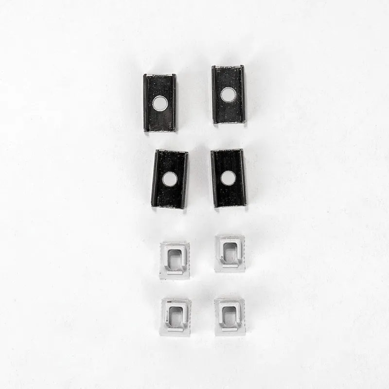 Profil Do LED Zestaw, ALU Anodowany V-TAC 2mb Klosz Mleczny 7,8x9mm VT-8136