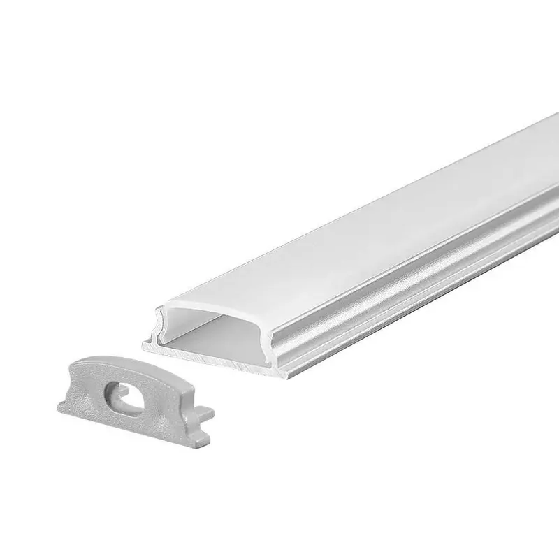 Profil Do LED Zestaw, ALU Anodowany V-TAC 2mb Do Taśm LED Elastyczny Giętki 18x6mm VT-8138