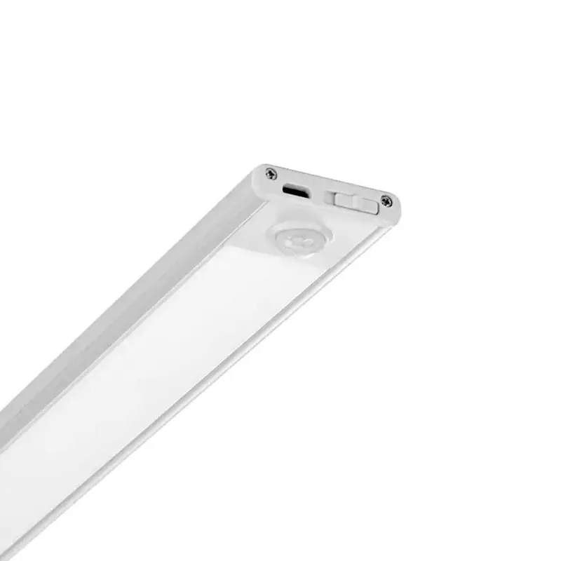 Oprawa Podszafkowa V-TAC 2W LED Czujnik Ruchu Ładowanie USB 40cm VT-8142 3000K 160LM - Srebrna