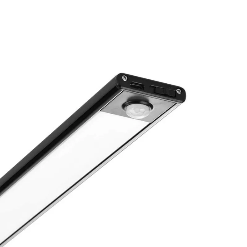 Oprawa Podszafkowa V-TAC 2,5W LED Czujnik Ruchu Ładowanie USB 60cm VT-8143 3000K 260LM - Czarna