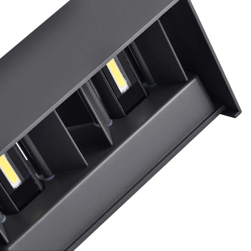 Oprawa Ścienna V-TAC 24W LED Góra Dół IP65 VT-8125-B-N 4000K 2720LM - Czarna