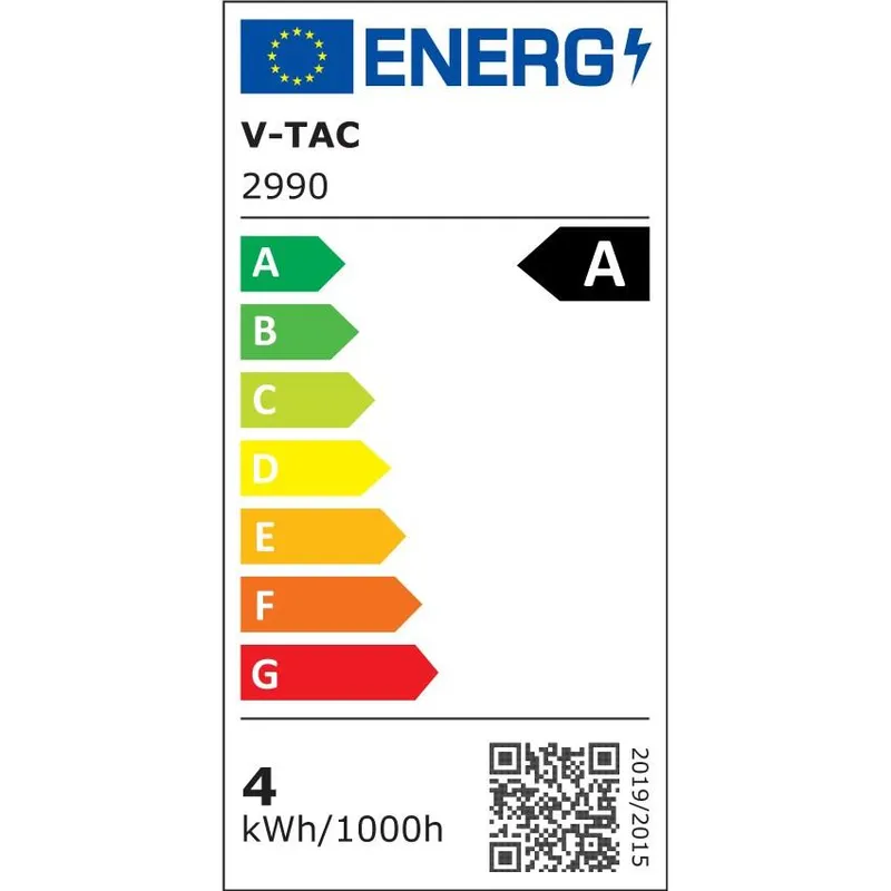 Żarówka LED V-TAC 4W E27 Filament A60 210LM/W VT-2334 3000K 840LM